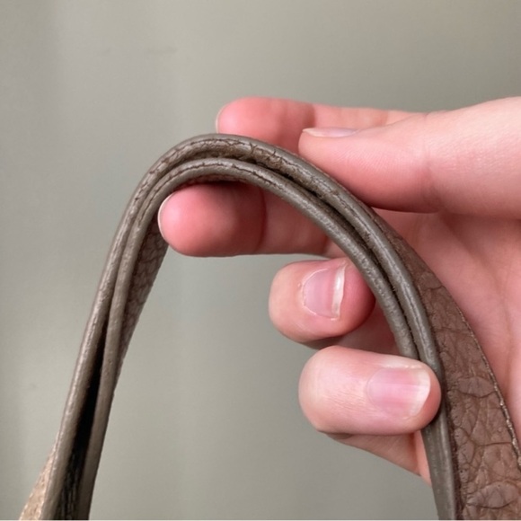 Brahmin | Pyrite Silver Champagne Gold Crocodile Alligator Leather Tote Bag - Picture 8 of 16